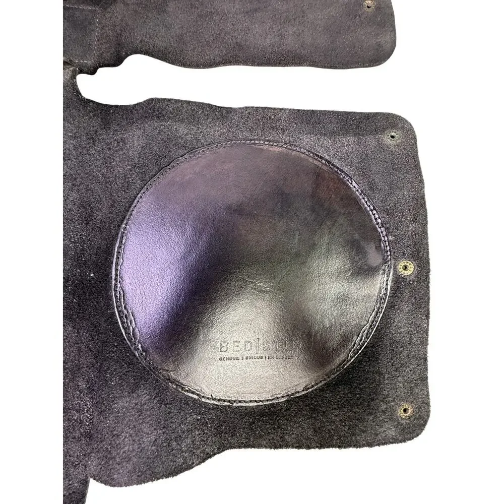 Bed Stu Commuter Laptop Bag Black‎ Leather Messenger Tote 15 Inch Unisex